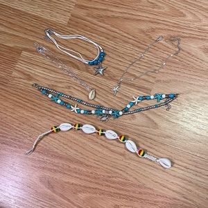 5 Summer Anklet Bundle